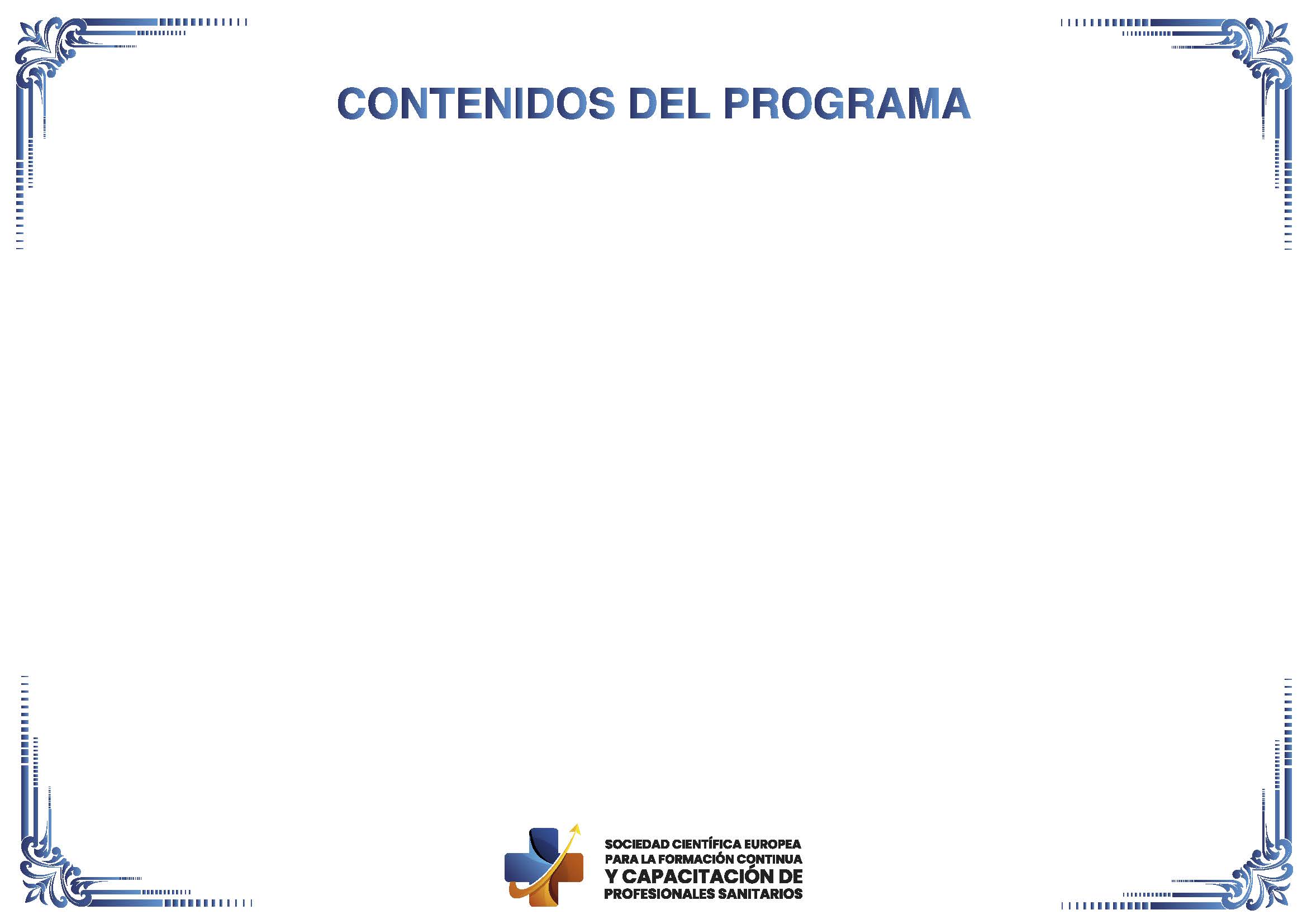 Parte trasera del certificado de la Sociedad Científica