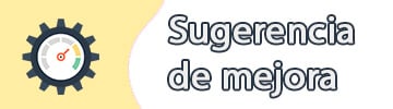 Sugerencia de mejora