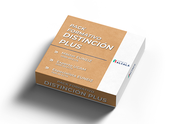 Pack Formativo Distinción Plus: Máster + Especialista EUNEIZ + Experto UCAM