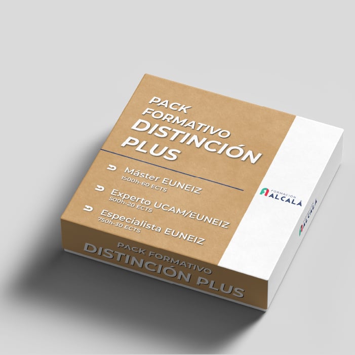 Pack Formativo Distinción Plus: Máster + Especialista EUNEIZ + Experto UCAM/EUNEIZ