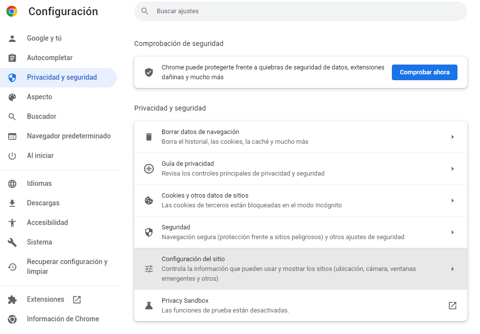 Ayuda con el Navegador Chrome- Imagen 0